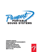 Fender Passport-P80 - Owners Manual